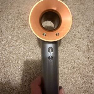Dyson Hair Dryer with Copper and Gray Finish